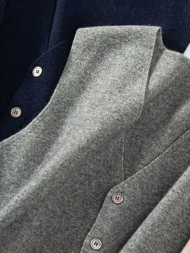 Cashmere Cardigan Vest  - North & Row