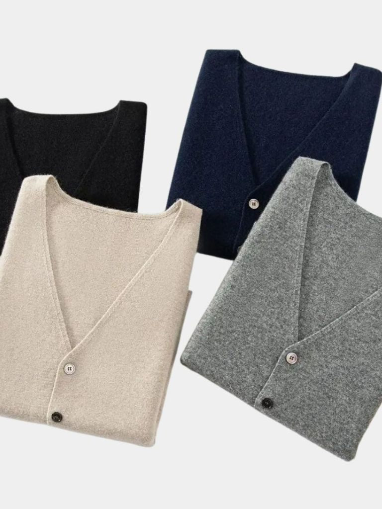 Cashmere Cardigan Vest  - North & Row