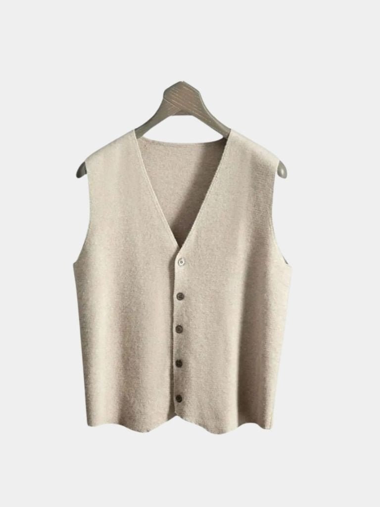 Cashmere Cardigan Vest  - North & Row
