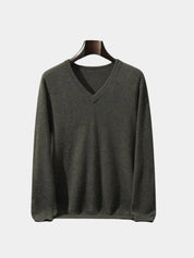 Cashmere V Neck Knitwear Sweater - North & Row