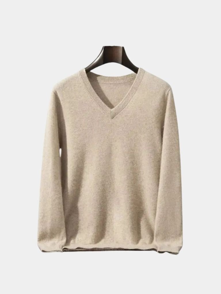 Cashmere V Neck Knitwear Sweater - North & Row