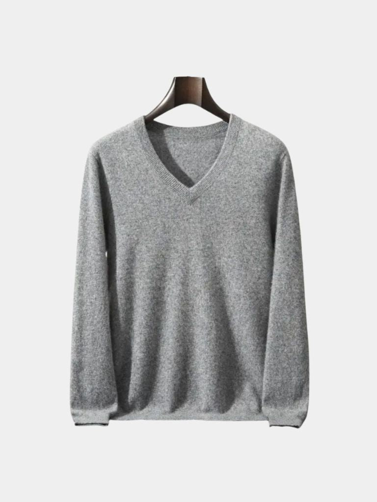 Cashmere V Neck Knitwear Sweater - North & Row