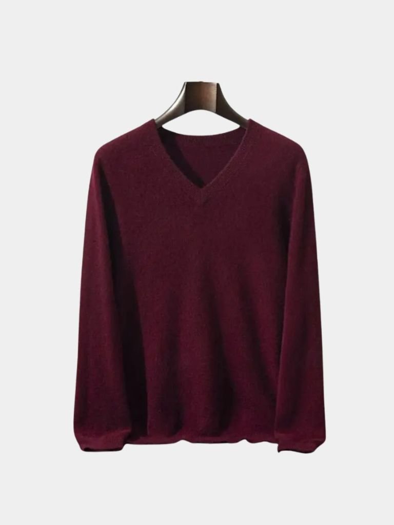 Cashmere V Neck Knitwear Sweater - North & Row