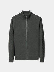 Cashmere Zip Sweater Knit Turtleneck - North & Row