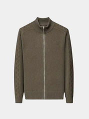 Cashmere Zip Sweater Knit Turtleneck - North & Row