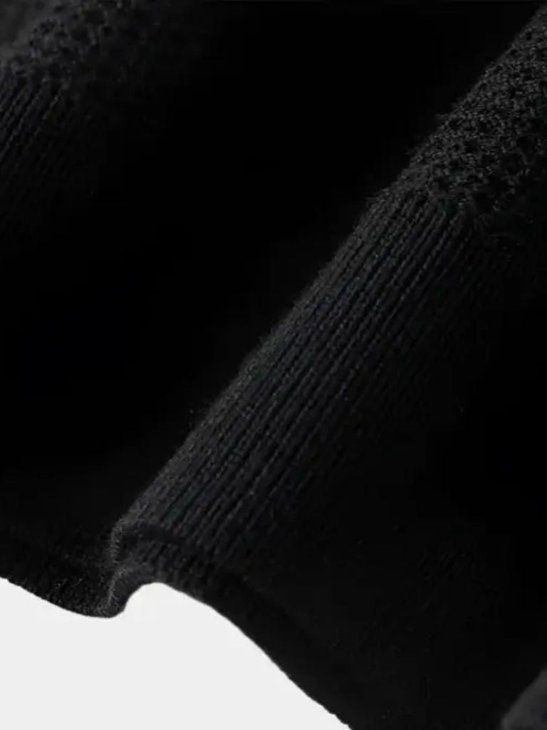 Casual Buttonless Knit Polo Shirt - North & Row