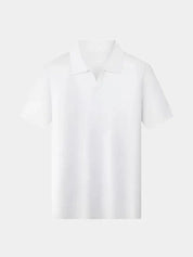 Casual Buttonless Knit Polo Shirt - North & Row