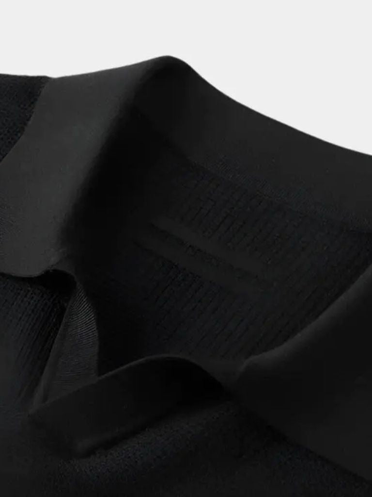 Casual Buttonless Knit Polo Shirt - North & Row