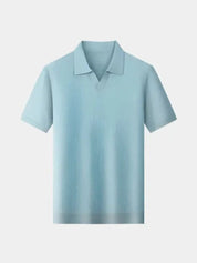 Casual Buttonless Knit Polo Shirt - North & Row