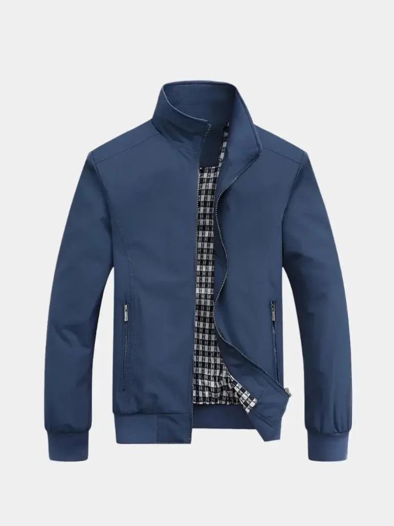 Casual Solid Bomber Jacket - North & Row
