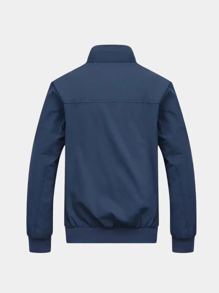 Casual Solid Bomber Jacket - North & Row