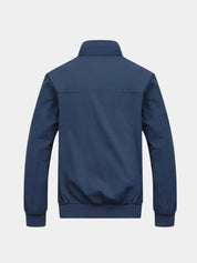 Casual Solid Bomber Jacket - North & Row