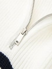 Casual Striped Zip Up Sweater - North & Row