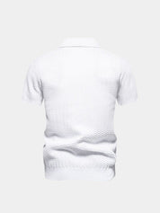Classic Fit Quarter Zip Business Casual Short Sleeves Polo - North & Row