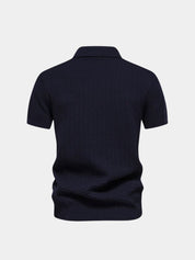 Classic Fit Quarter Zip Business Casual Short Sleeves Polo - North & Row