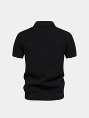 Classic Fit Quarter Zip Business Casual Short Sleeves Polo - North & Row