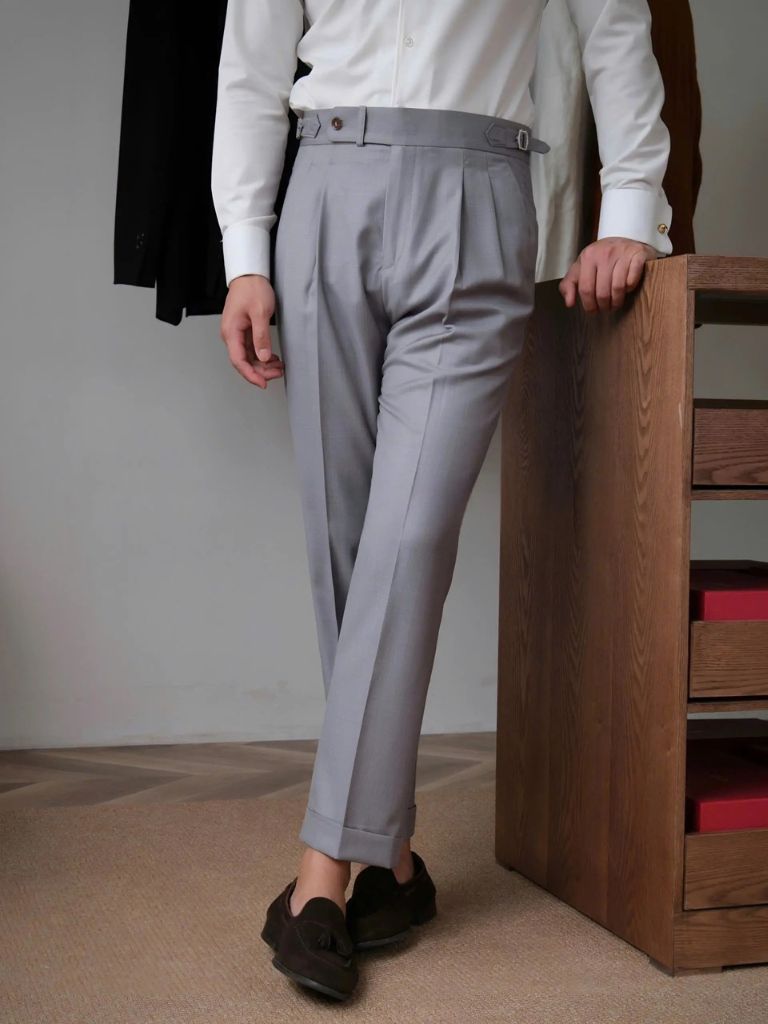 Classic Genova Sidetab Trousers - North & Row