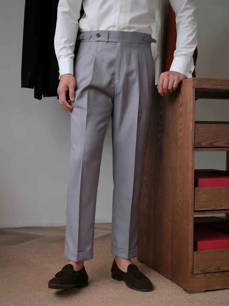 Classic Genova Sidetab Trousers - North & Row