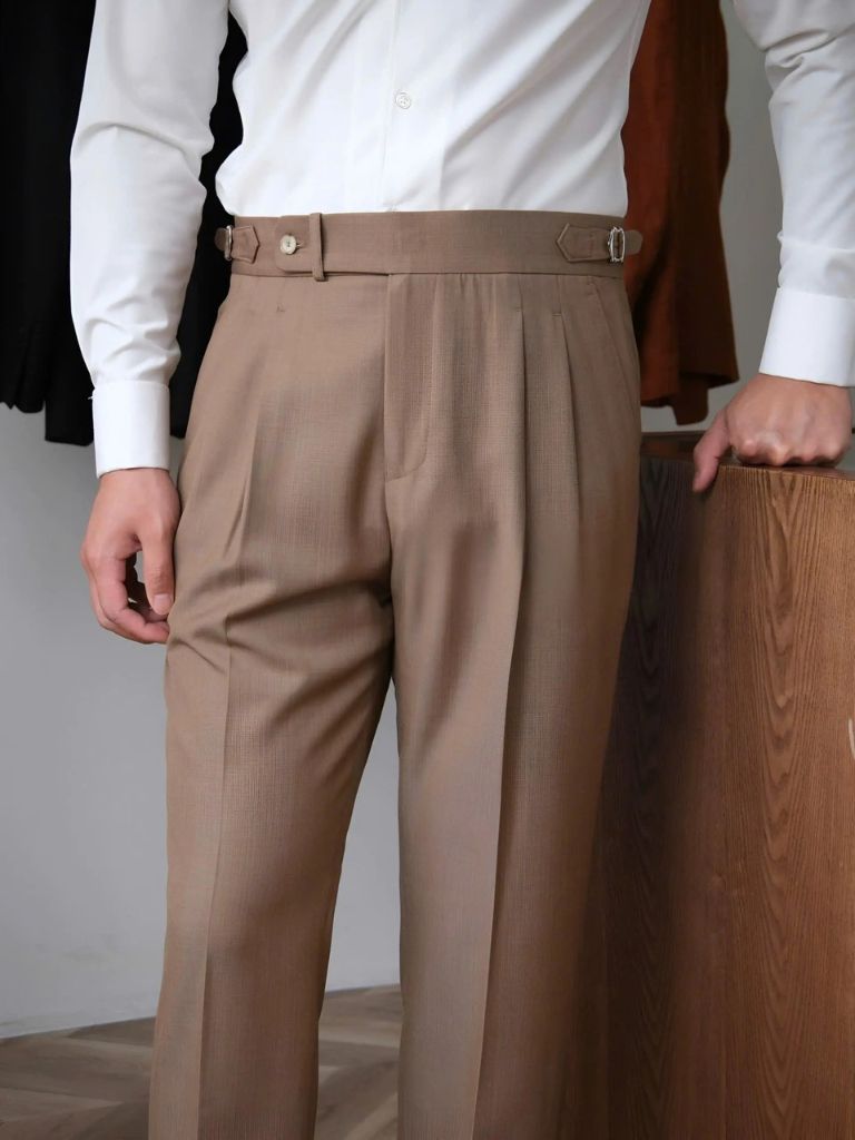 Classic Genova Sidetab Trousers - North & Row