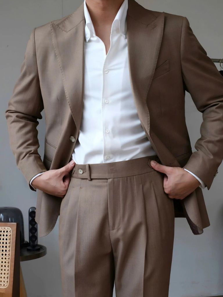 Classic Genova Sidetab Trousers - North & Row