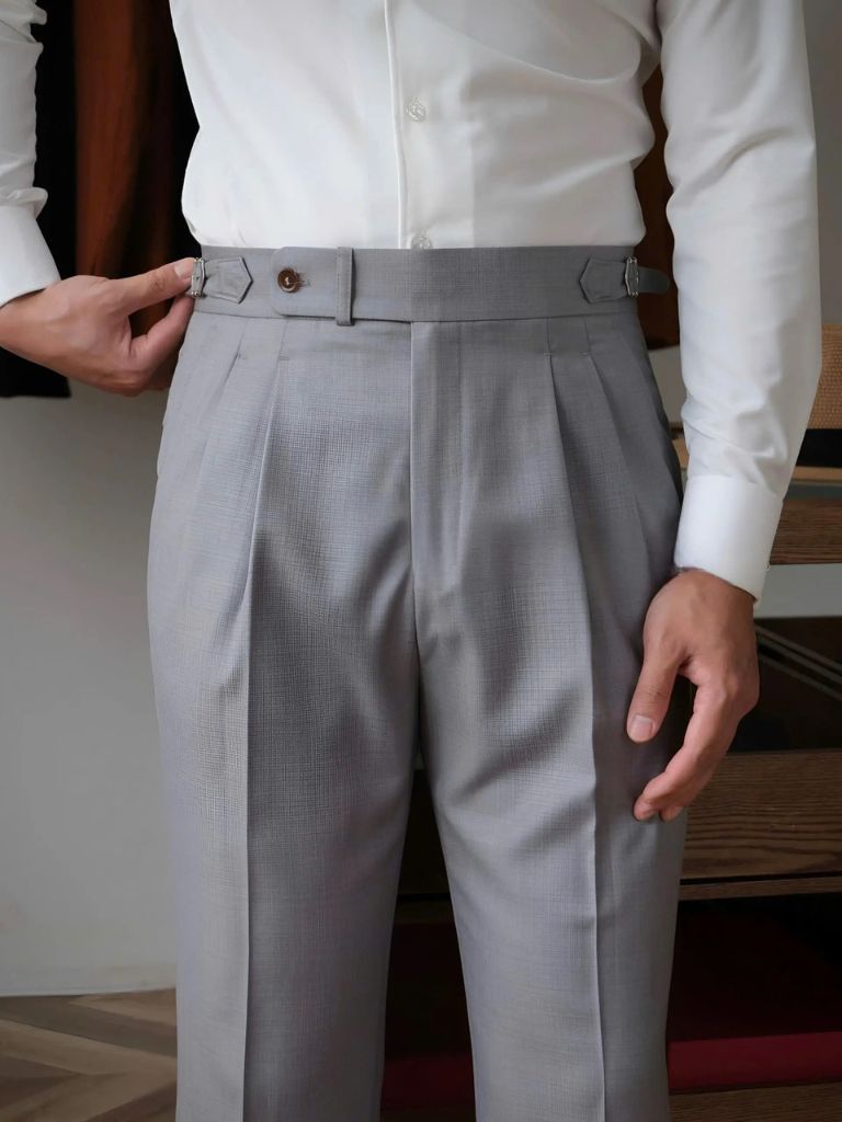 Classic Genova Sidetab Trousers - North & Row
