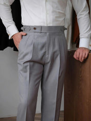 Classic Genova Sidetab Trousers - North & Row