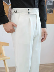 Classic Italy Sidetab Elastic Trousers - North & Row