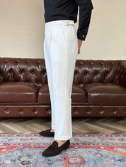 Classic Italy Sidetab Elastic Trousers - North & Row
