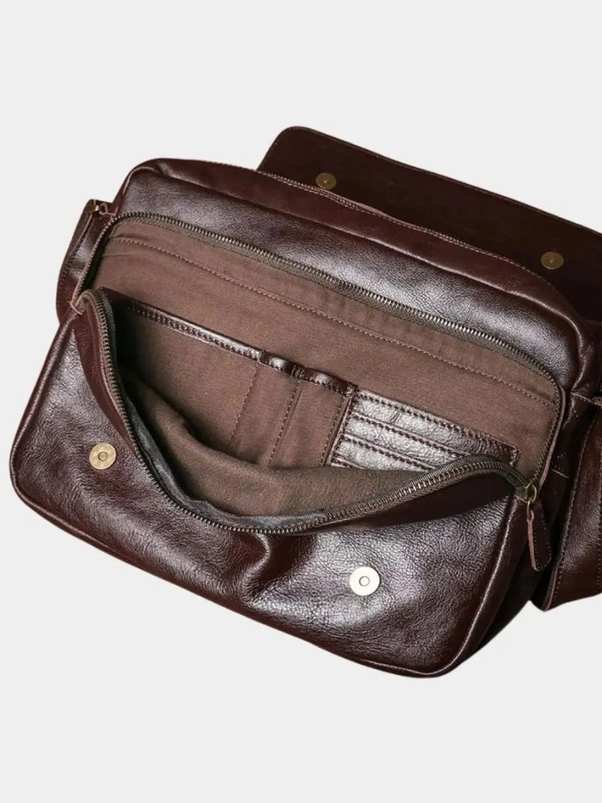Classic Messenger Leather Bag - North & Row