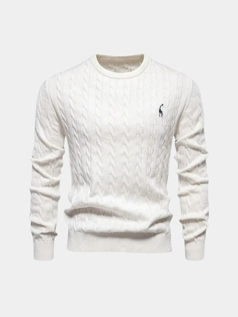 Cotton  Crew Neck Pullover Sweater - North & Row