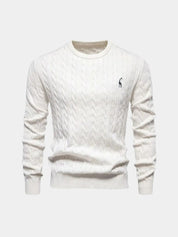 Cotton  Crew Neck Pullover Sweater - North & Row