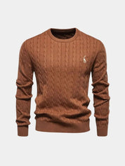 Cotton  Crew Neck Pullover Sweater - North & Row