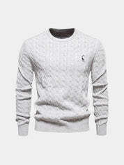 Cotton  Crew Neck Pullover Sweater - North & Row