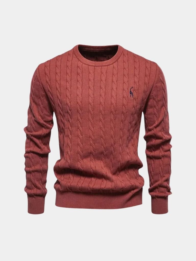 Cotton  Crew Neck Pullover Sweater - North & Row