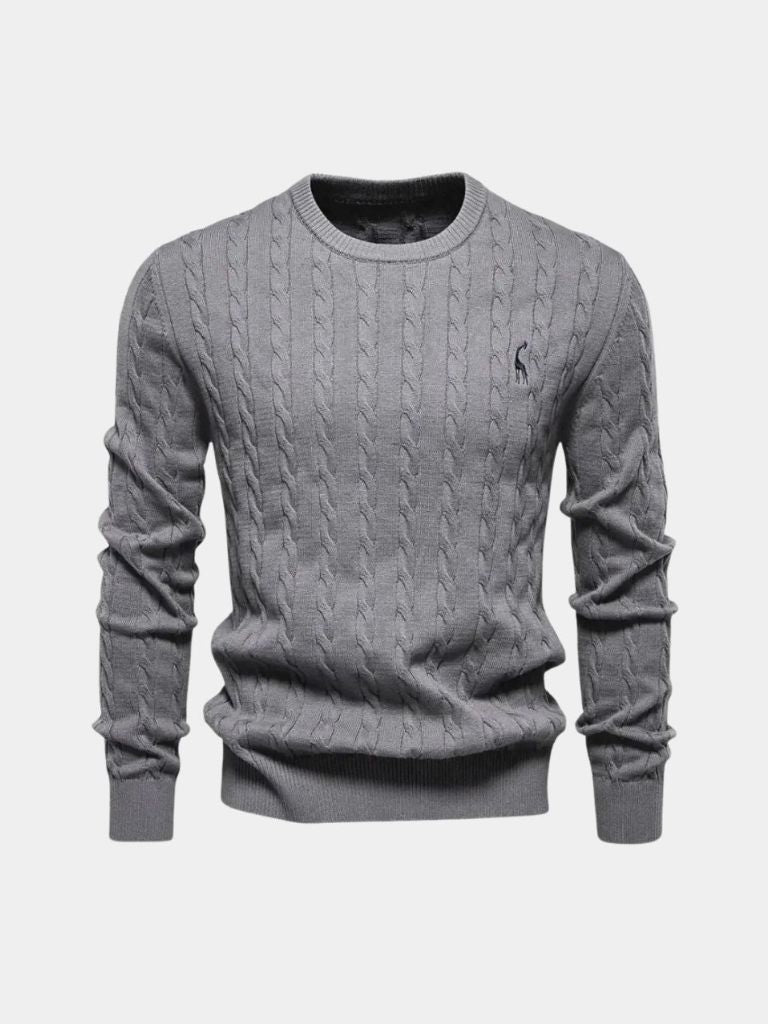 Cotton  Crew Neck Pullover Sweater - North & Row