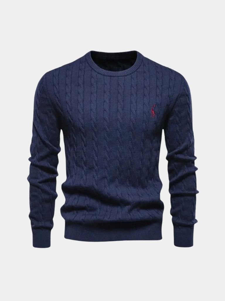 Cotton  Crew Neck Pullover Sweater - North & Row