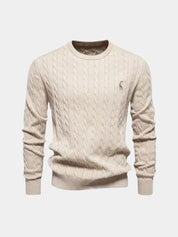 Cotton  Crew Neck Pullover Sweater - North & Row