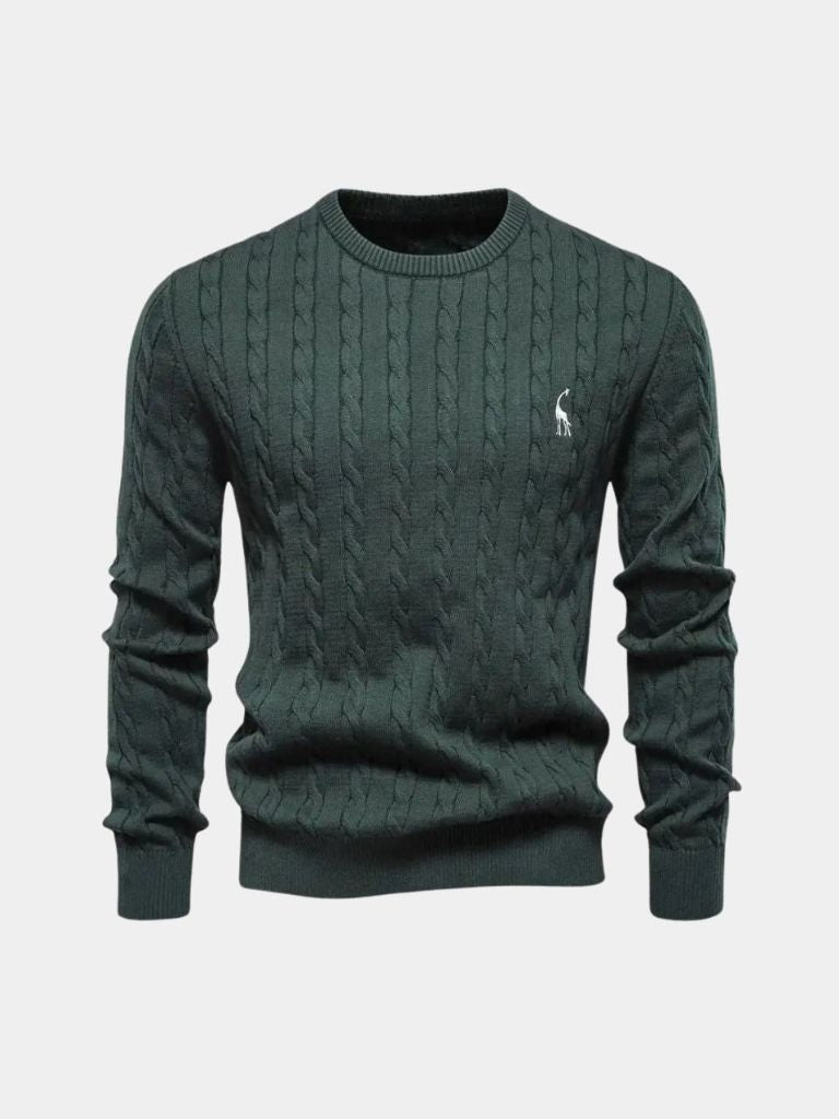 Cotton  Crew Neck Pullover Sweater - North & Row