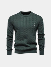 Cotton  Crew Neck Pullover Sweater - North & Row