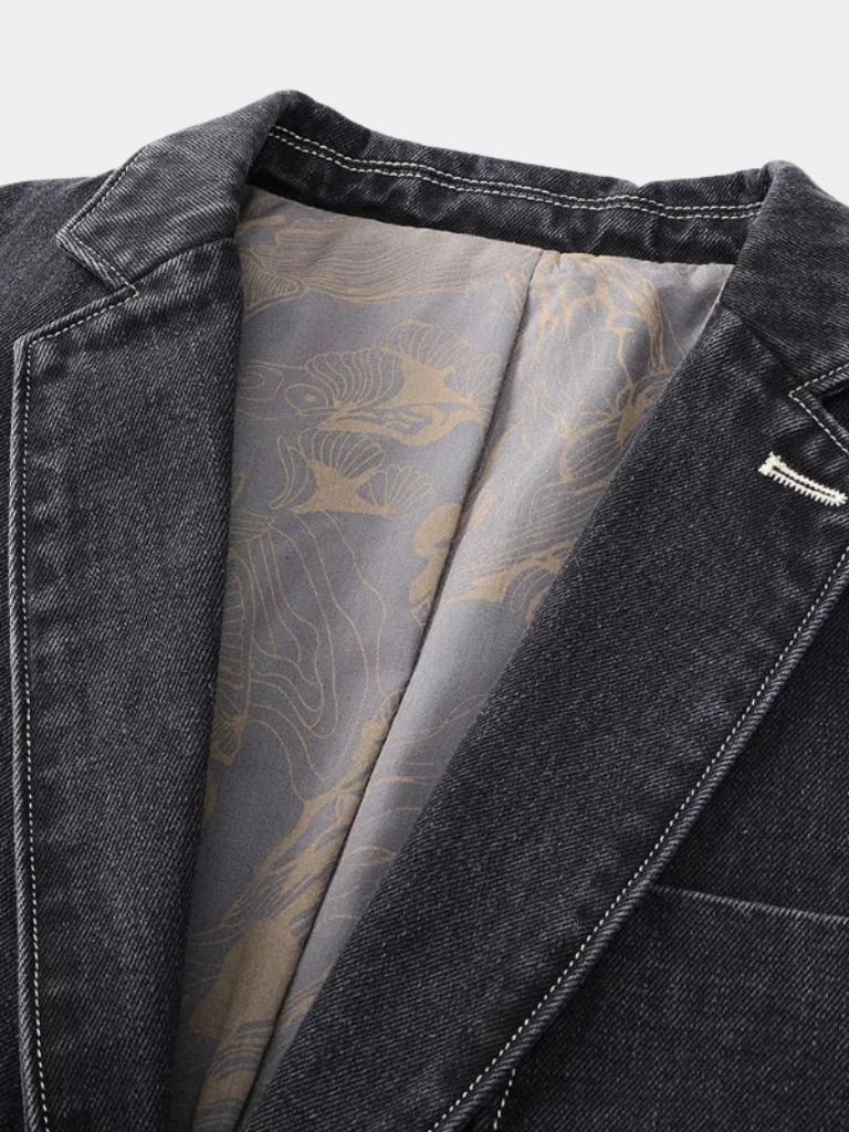 Denim Covenant Blazer Jacket – North & Row