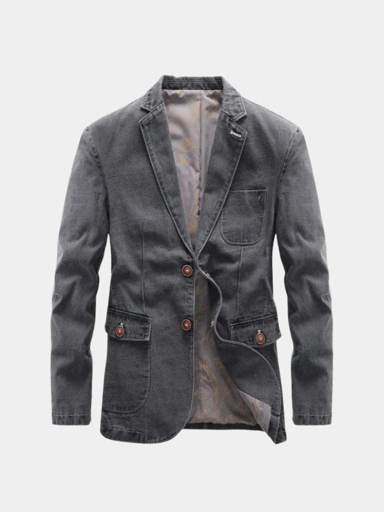 Denim Covenant Blazer Jacket – North & Row