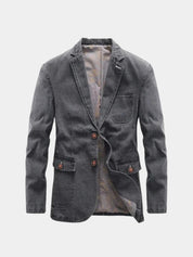 Denim Covenant Blazer Jacket – North & Row