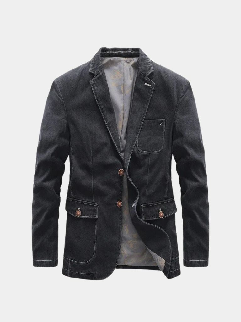 Denim Covenant Blazer Jacket – North & Row