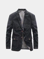 Denim Covenant Blazer Jacket – North & Row