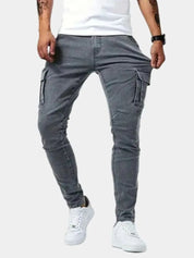 Denim Jeans Cargo Trousers - North & Row