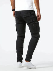 Denim Jeans Cargo Trousers - North & Row