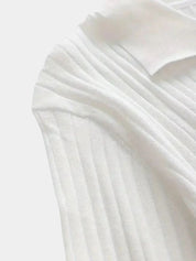Elegant Open Collar Long Sleeve Polo - North & Row
