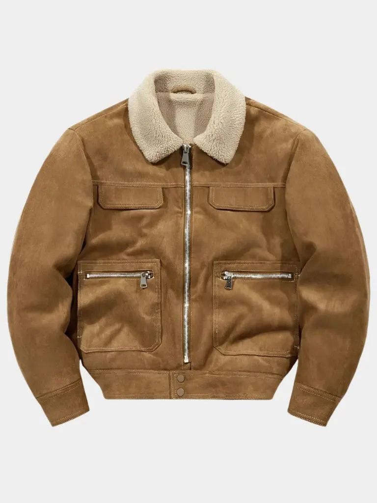 Essential Fleece Suede Jacket - North & Row