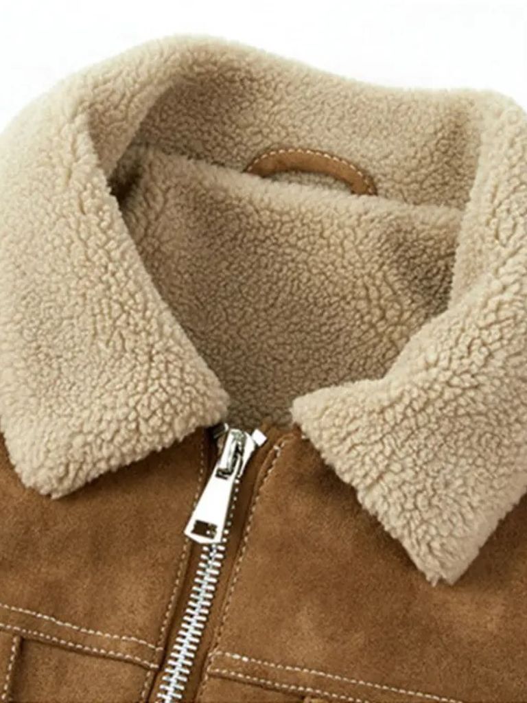 Essential Fleece Suede Jacket - North & Row