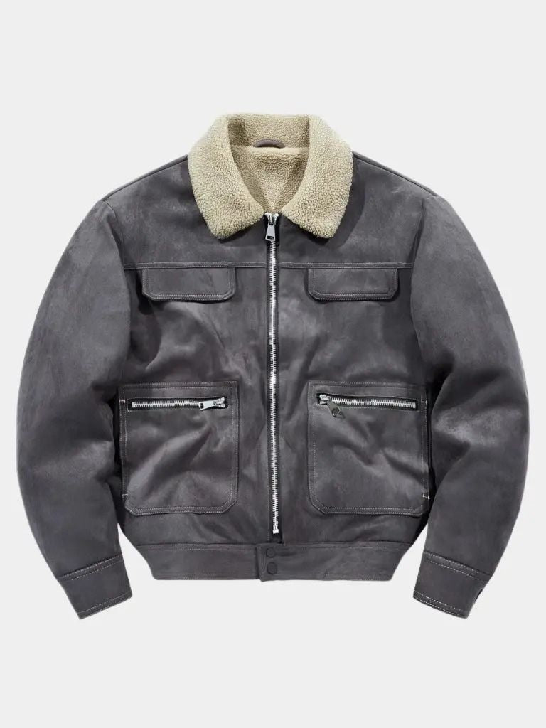 Essential Fleece Suede Jacket - North & Row